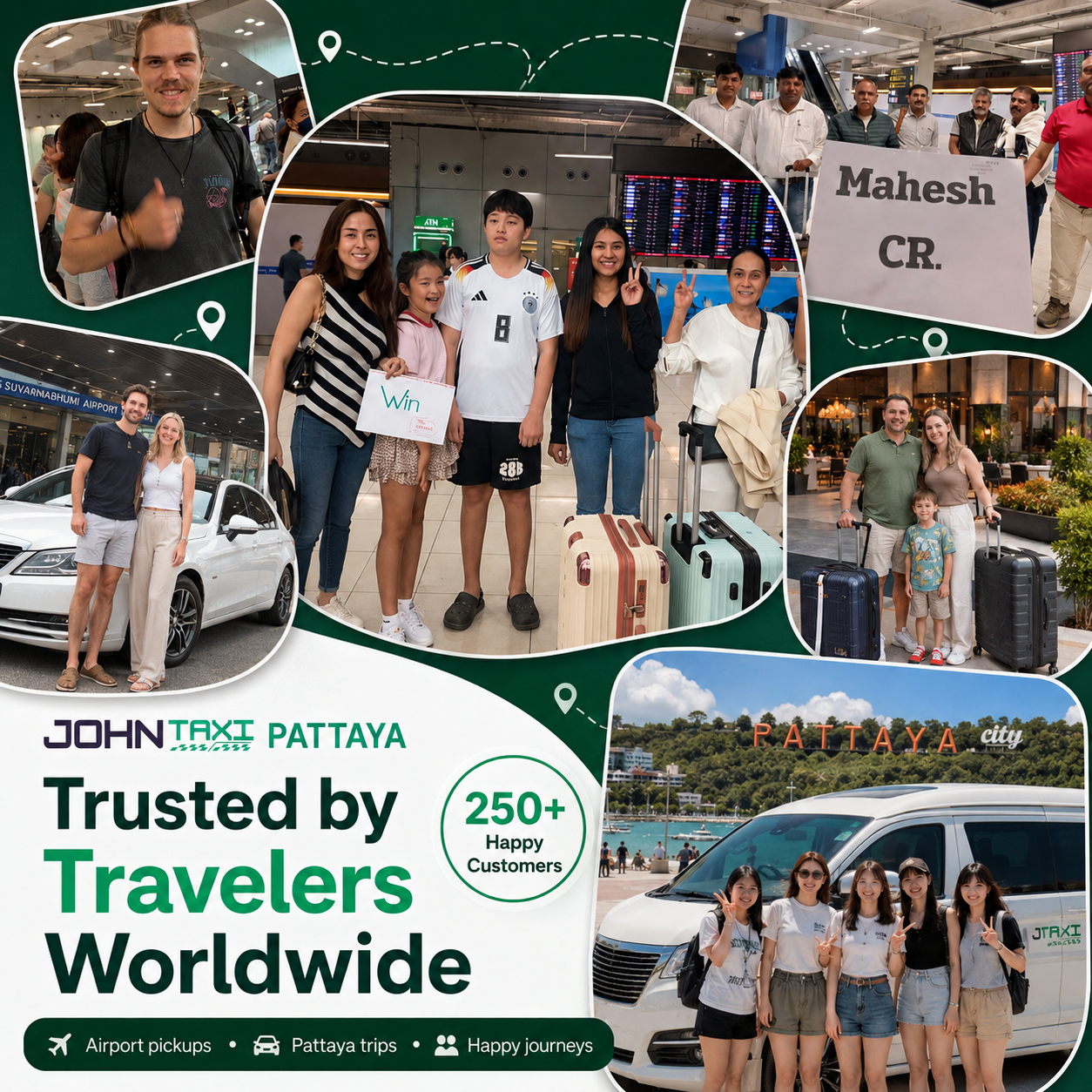 John Taxi — trusted by 250+ travelers worldwide
